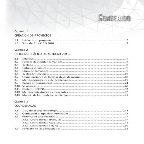 Auto cad 2010 2 y 3 dimensiones - guía visual | PDF