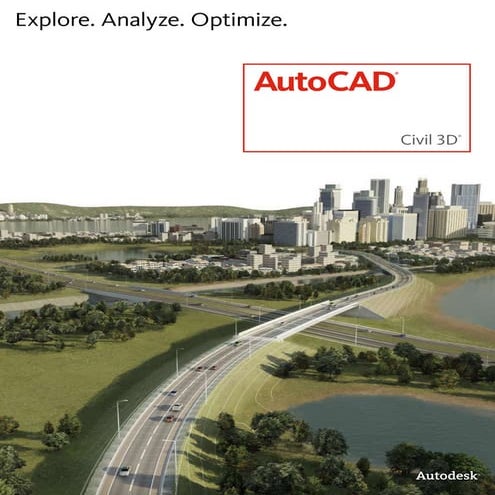 Autocad civil3d brochure 3d civil