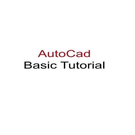 Auto cad tutorial 002
