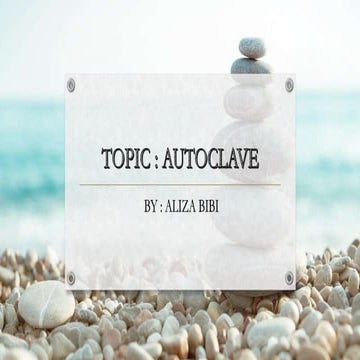 Autoclave (aliza bibi)