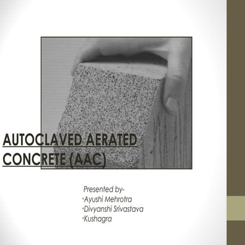 Autoclaved aerated concrete