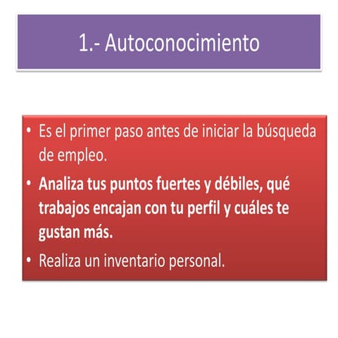 Autoconocimiento | PPTX