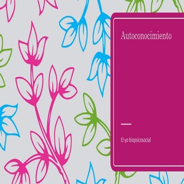 Autoconocimiento | PPTX