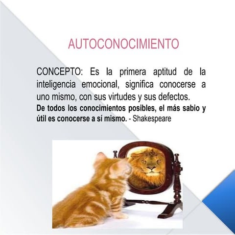 Iniciación al Autoconocimiento en el aula. | PPTX