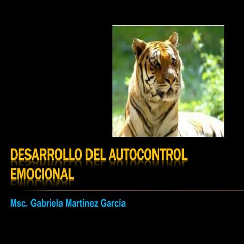 Autocontrol Emocional | PPSX