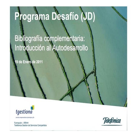 Autodesarrollo material complementario 