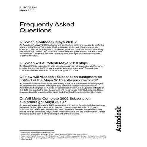 Autodeskmaya 2010 Faq7