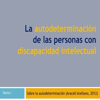 Autodeterminación parte i