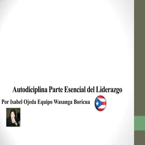 El Poder De La Autodisciplina Guia De Estudio | PDF
