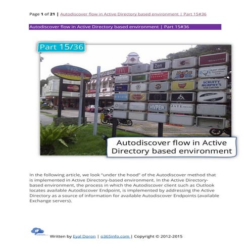 Autodiscover flow in active directory based environment  part 15#36