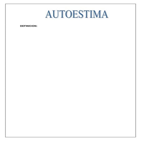 2. LA AUTOESTIMA PARA CUARTO GRADO DE PRIMARIA | PPTX