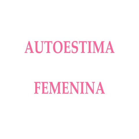 Autoestima Femenina Mafalda   Sandra