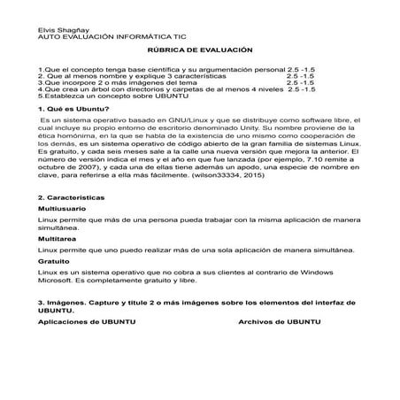 Ensayo sobre codigo linux | DOCX