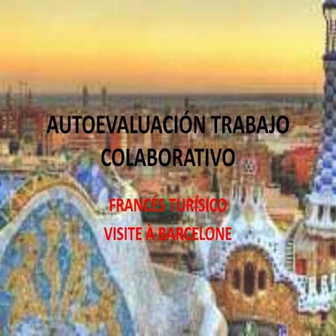 Autoevaluación trabajo colaborativo