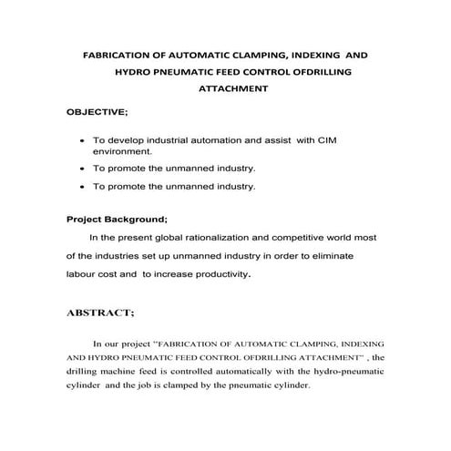 Auto feed hydro drill  , clamp index 2013 adv akt ignov