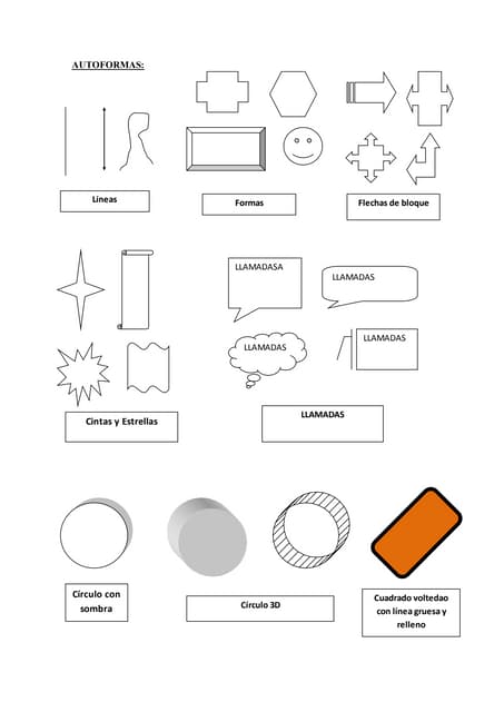 Dibujos en word | PDF