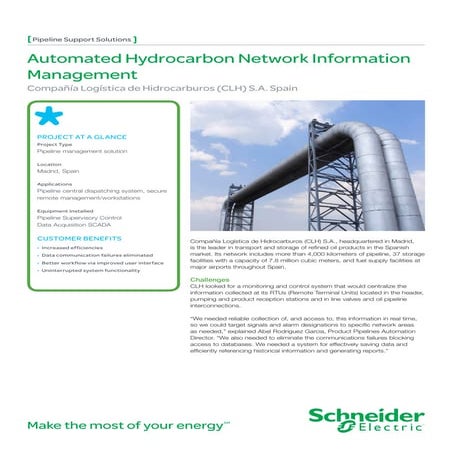 [Pipeline Support Solutions] CLH Case Study