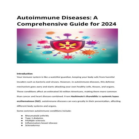 Autoimmune Diseases_ A Comprehensive Guide for 2024.docx