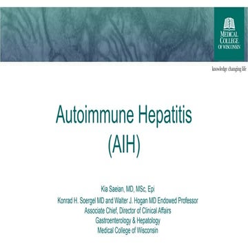 Autoimmune liver disease laboratory diagnosis | PPT