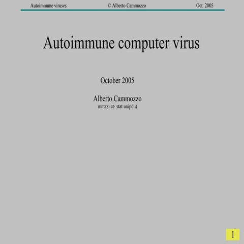Autoimmune viruses