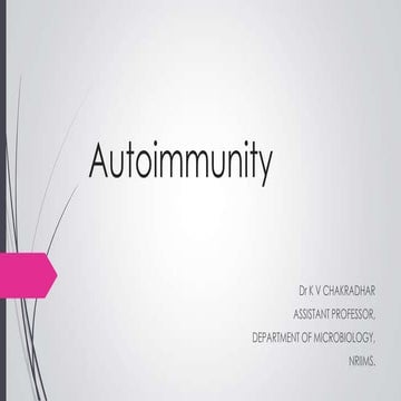 Autoimmune disorders