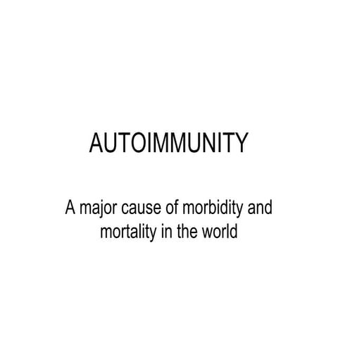 Autoimmunity