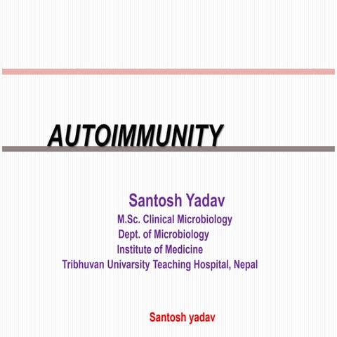 Autoimmunity
