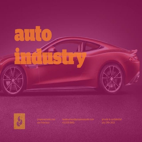 Auto Industry Analysis 2013