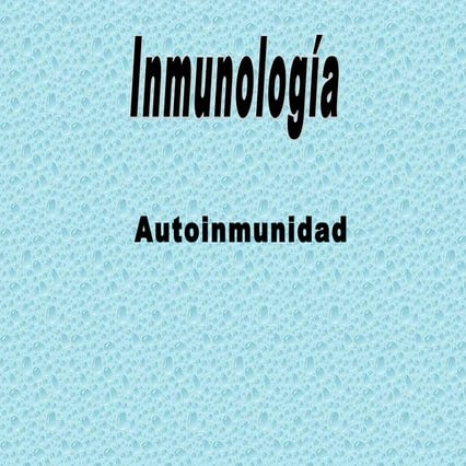 Autoinmunidad 
