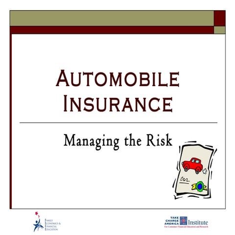 Auto insurance powerpoint_presentation