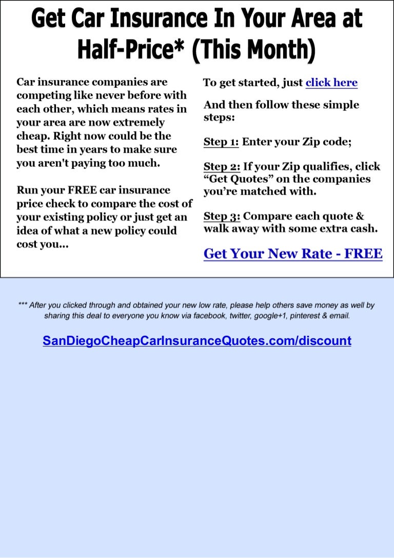 Auto Insurance San Diego California San Diego Drivers Can St