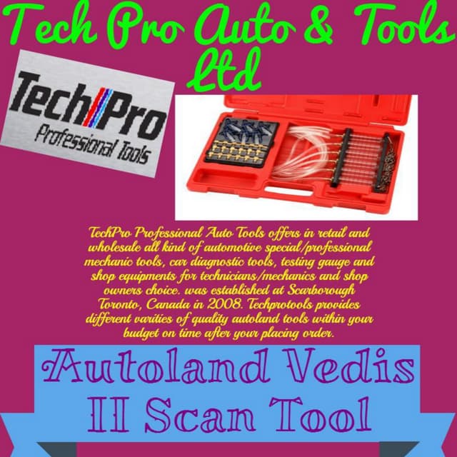 Autoland pc scanner with ve dis ii tool | PDF