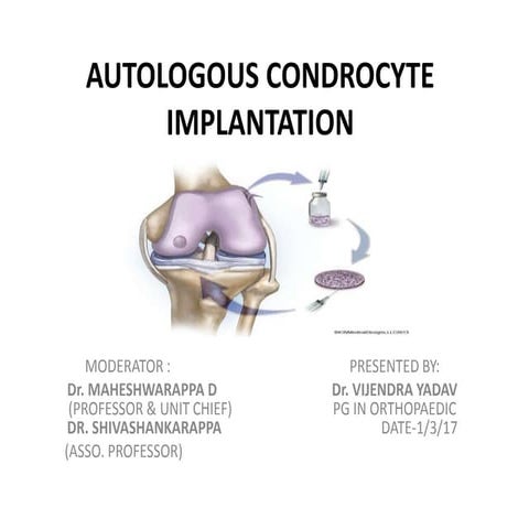 Autologous condrocyte implantation