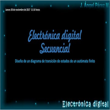 Diseño de diagrama de transición de estados.