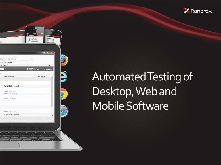 Automated Testing Tools for Desktop,  and Mobile Software