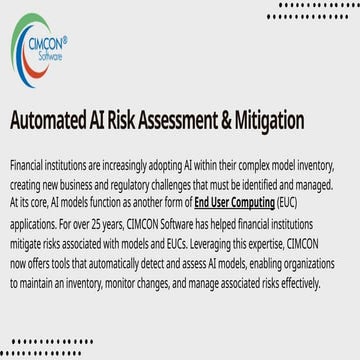 Automated AI Risk Assessment & Mitigation