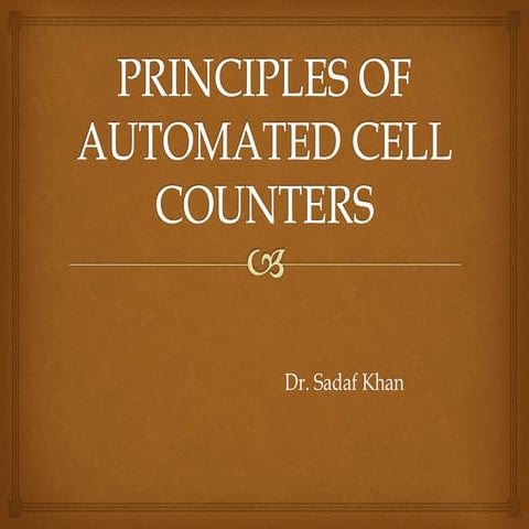 Automated cell counters