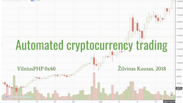 Automated cryptocurrency trading