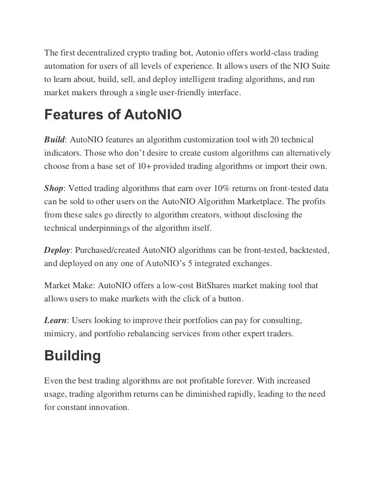 trading bot cryptobridge