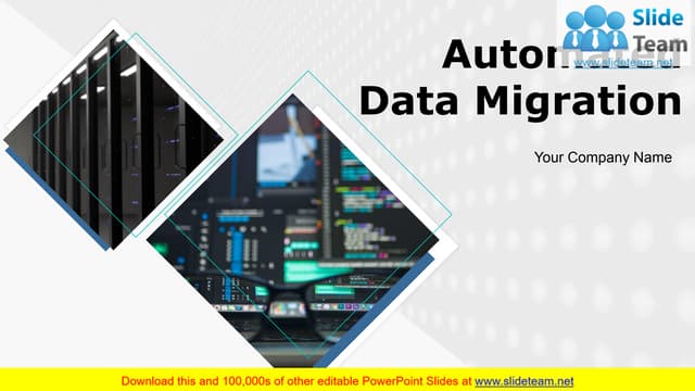 Automated Data Migration PowerPoint Presentation Slides 