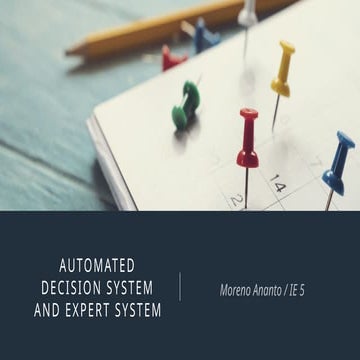 Automated decision system and expert system.pptx