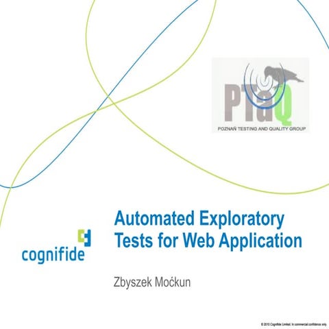 Automated Exploratory Tests