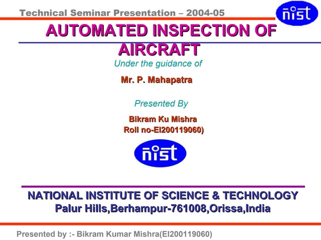 Automated inspection of aircraft