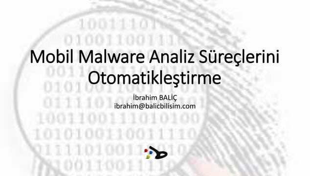 Automated malware analysis