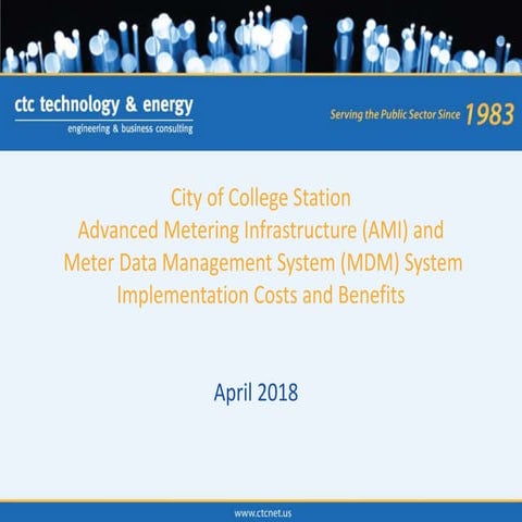 Automated Metering Infrastructure