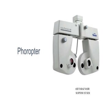 Automated phoropter 