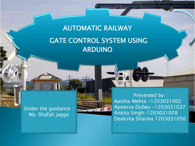 automatic railway gate control system using arduino