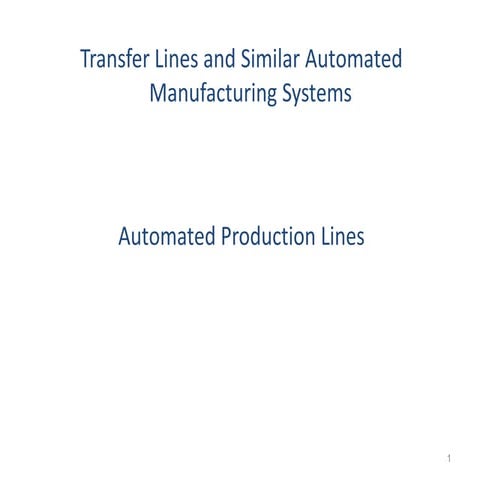 Comprehensive Analysis and Optimization of Manual Assembly Lines in ...