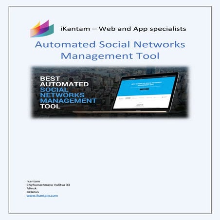 Automated Social Networks Management Tool