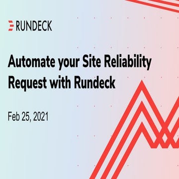 Super-Charge Your Site Reliability Practices with Runbook Automation 